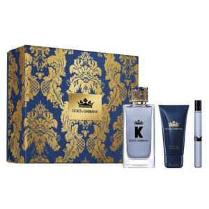 DOLCE K SET: EDT SPRAY 100ML + AFTERSHAVE BALM 50ML + EDT SPRAY 10ML