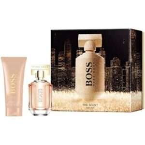 BOSS THE SCENT SET: EDP SPRAY 50ML + BODY LOTION  100ML